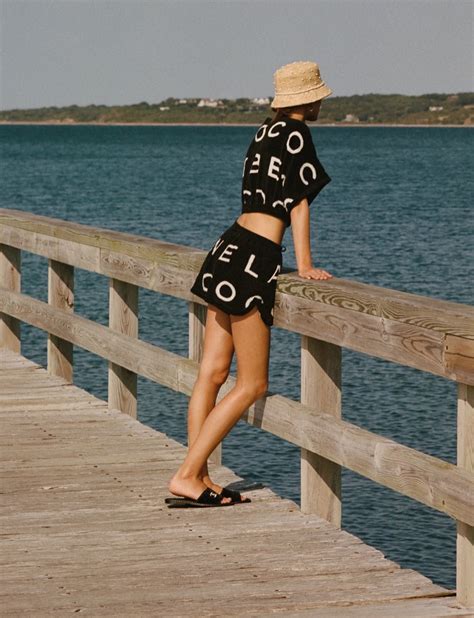 chanel coco beach|Coco Chanel beach pajamas.